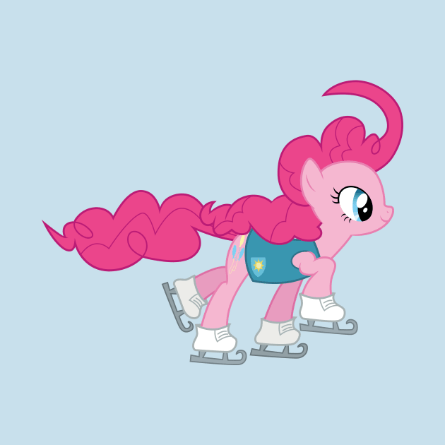 Ice Skater Pinkie Pie 2 by CloudyGlow