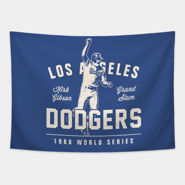 Kirk Gibson Dodgers 3 by Buck Tee Tapestry by Buck Tee