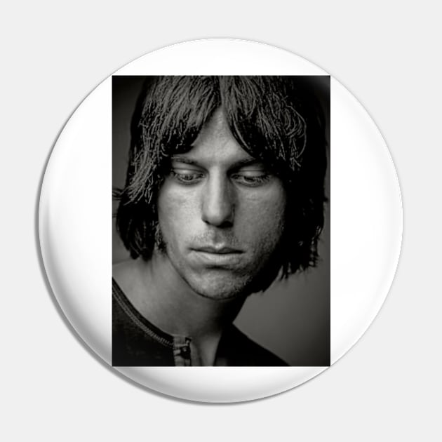 Jeff Beck Graphic Poster Greatest Guitarist Blues Rock Instrumental Rock Jazz Fusion Pin by ZiggyPrint