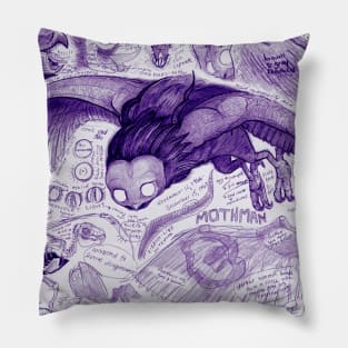 Mothman Study III Pillow