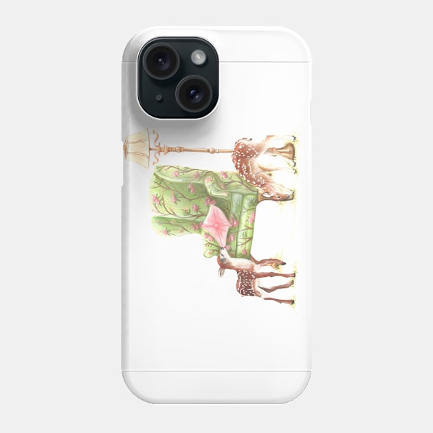 Vintage deer decor Phone Case by HannahFarr