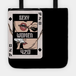 Woman and 420 Tote