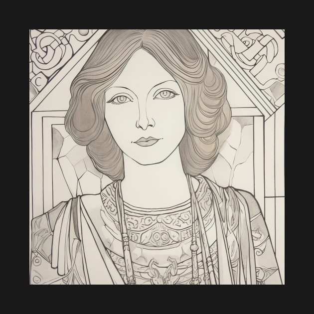 Greta Garbo drawing by ComicsFactory