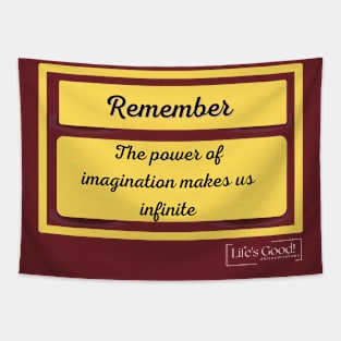 the power of imagination Tapestry