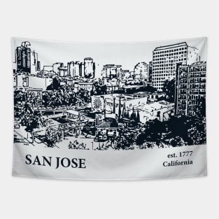 San Jose - California Tapestry