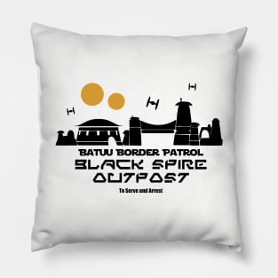 Black Spire Outpost Border Patrol Pillow