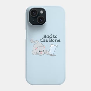 Bad to the Bone- cute Cat Phone Case