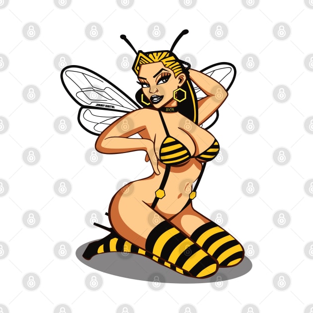 Honey bee girl / babe by jimmy-digital