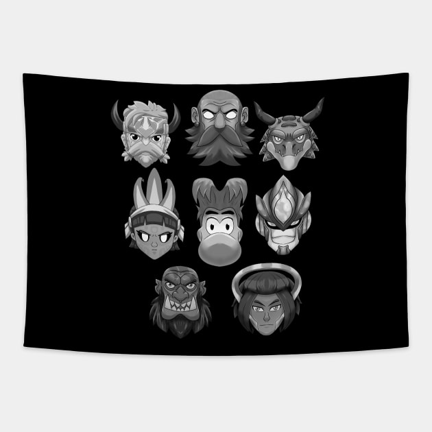 HEROS BRAWLHALLA Tapestry by RahmanDG