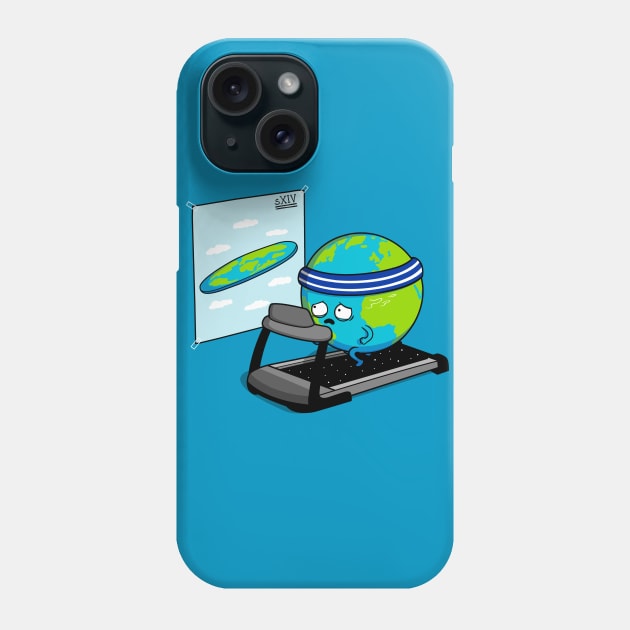 Round Earth! ( Flat earth ) Phone Case by Raffiti