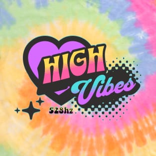 HIGH VIBES-retro (color) T-Shirt