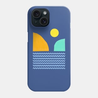 Minimalist Mountain Scene Phone Case