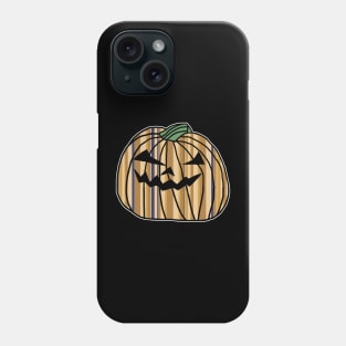 Stone Stripes Halloween Horror Pumpkin Phone Case