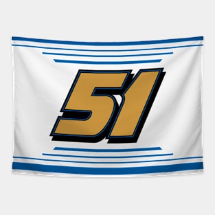 Jeremy Clements #51 2024 NASCAR Design Tapestry