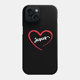 JESUS IN HEART Phone Case