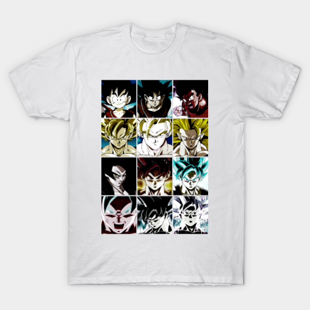 Super Saiyan Transformations Dragon Ball Super T Shirt Teepublic De Super Saiyan Transformations Dragon Ball Super T Shirt Teepublic De