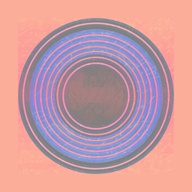 Circles retro pastel by Uniquepixx