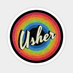 Vintage Style - Usher Magnet