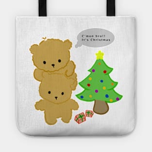 Cute Christmas collection, Tubbi bears Tote