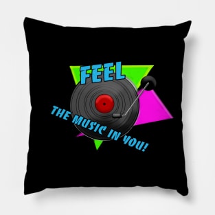 RECORD VINL, FEEL THE MUSIC IN ME Pillow