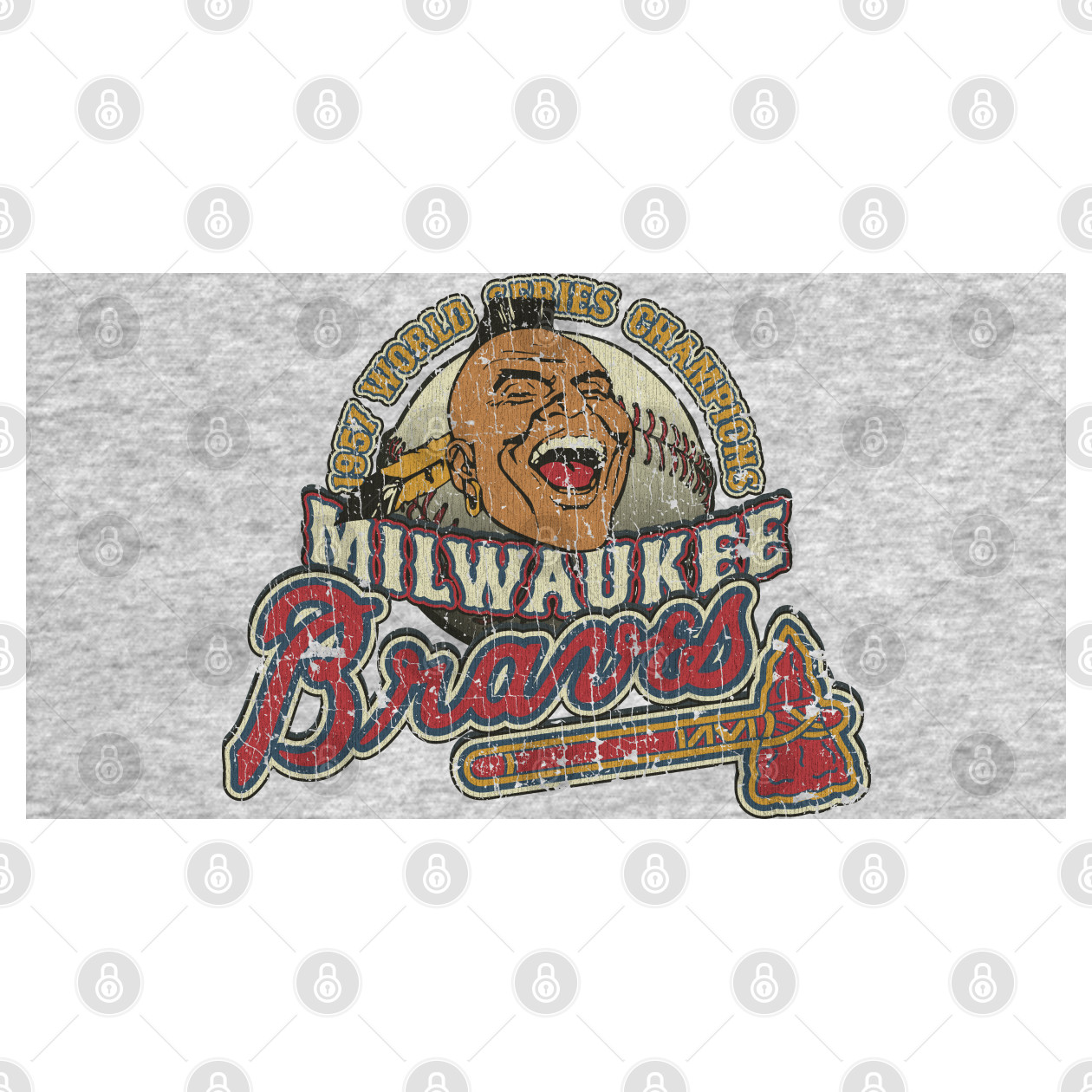 deadmansupplyco Milwaukee Braves - 1957 World Series Champions Hoodie