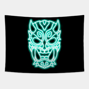 Neon Demon Mask Tapestry