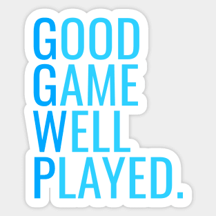 #ggwp - online gaming shortcuts Sticker