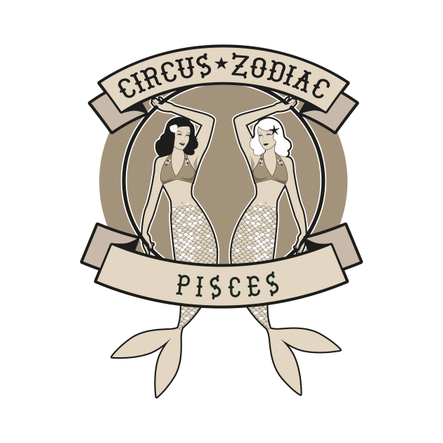 Zodiac Circus Emblem. Pisces by LaInspiratriz