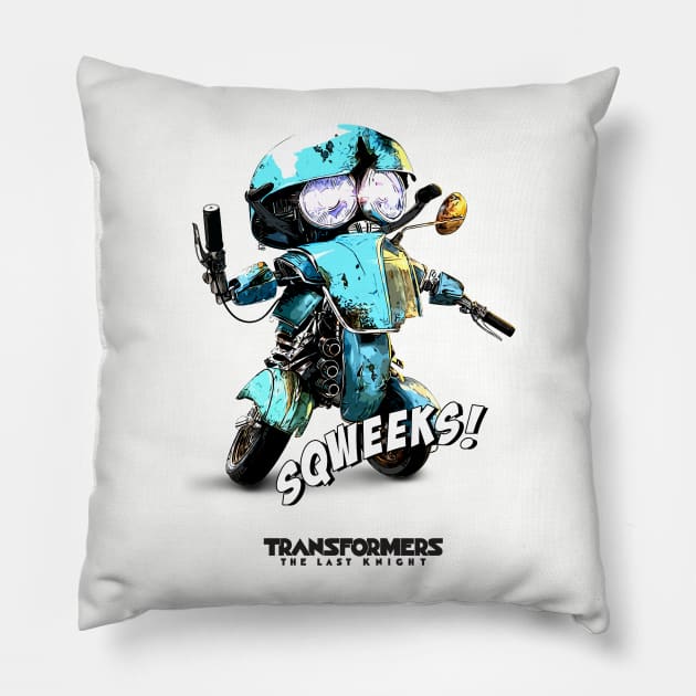 Autobots Sqweeks Pillow by kaitokid