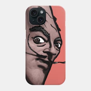 Salvador Dali Black & White Phone Case