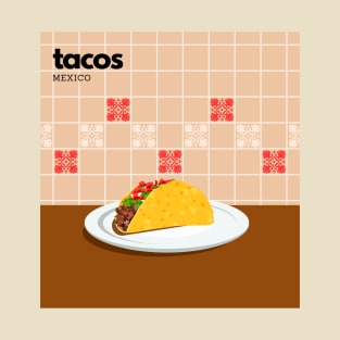 Tacos Mexico Street Food T-Shirt