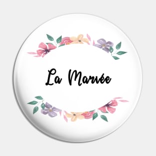 La Mariée floral Pin