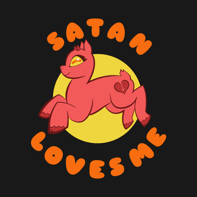 Satan Loves Me Red by wogglebugg