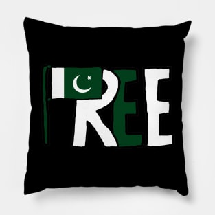 Free Pakistan Flag Pillow