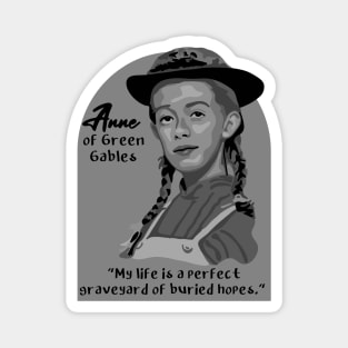 Anne of Green Gables Portrait and Quote Magnet