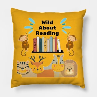 Wild About Reading Pillow