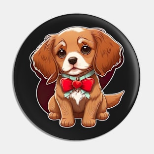 valentines gift puppy Pin