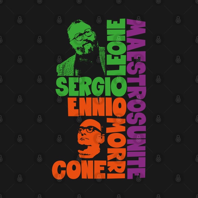 Sergio Leone and Enio Morricone - Spaghetti Western by Boogosh