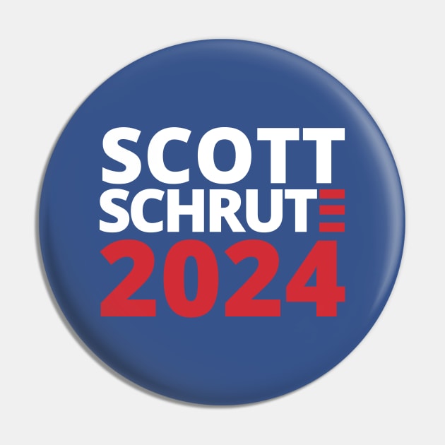 Scott Schrute 2024 Presidents Pin by Movie Moments