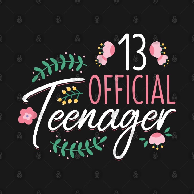 13 Official Teenager - Girls by Streetwear KKS