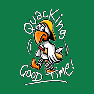 Funny Cricketer Duck -Funny Cricket Fans T-Shirt