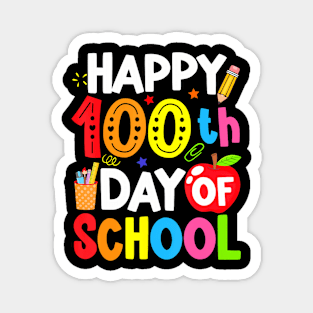 100 Days Of School Teacher And Student Magnet