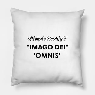 Ultimate Reality Imago Dei Omnis Pillow