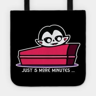 Cute Sleepy Halloween Vampire Tote