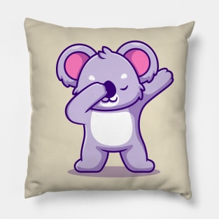Cute Koala Dabbing Pillow