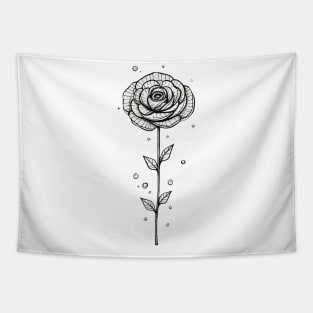 Rose minimalism Tapestry