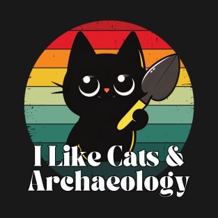 Cat Lover - Funny Archaeology T-Shirt