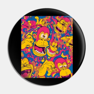 Banana Splits - Monkey Mischief Pin