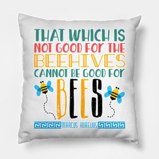 Marcus Aurelius Bess quote Pillow