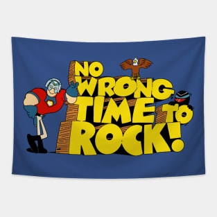 No Wrong Time To Rock Tapestry